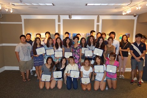 Thank you for everyone who was able to come out to Opening Day! A special thank you for Yong Kim who was gracious enough to attend to recognize the students' hard work!